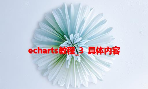 Echarts教程_3 具体内容